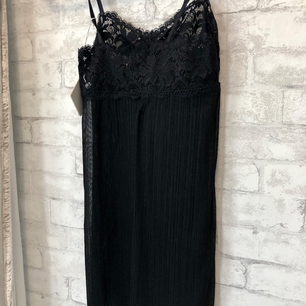 La Perla | SETA Vintage Plisse Brazilian Slip & Thong | Black | Size 3 or Med - Picture 4 of 4